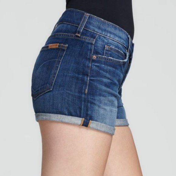 Joe's Jeans Melodie Cuffed Jean Shorts - Picture 2 of 11